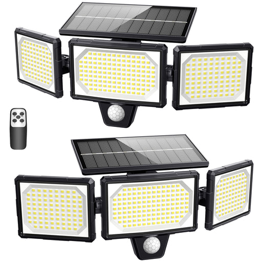 Solar Lights Outdoor, YBING 4 Pack Solar Powered Outdoor Lights