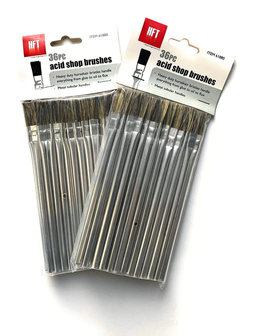 AES Industries 1/2 Acid Brushes - Made in USA (144pc)