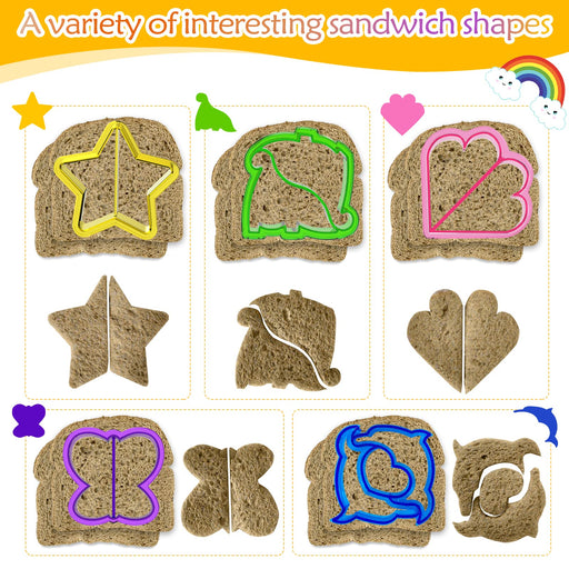 Funutters Sandwich Cutters for Kids - 20 pcs/set - Mini Cookie