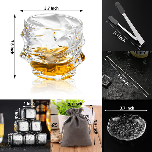 Winter Promotion,whiskey Bullet Stones, Stainless Steel Whiskey Rocks,  Reusable Ice Cube Metal Ice, Whiskey Bullet Ice Cubes