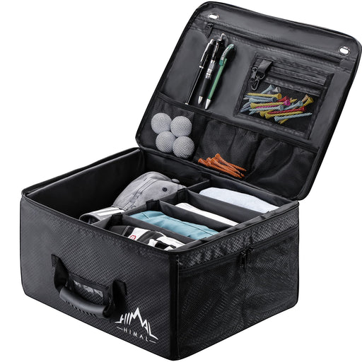 Par7 Golf Trunk Organizer - 2 Pair Golf Shoes and Accessories Storage -  Double Layer Storage Locker - Waterproof and Durable Material - Foldable  and Lightweight - Gift Idea for Golfers