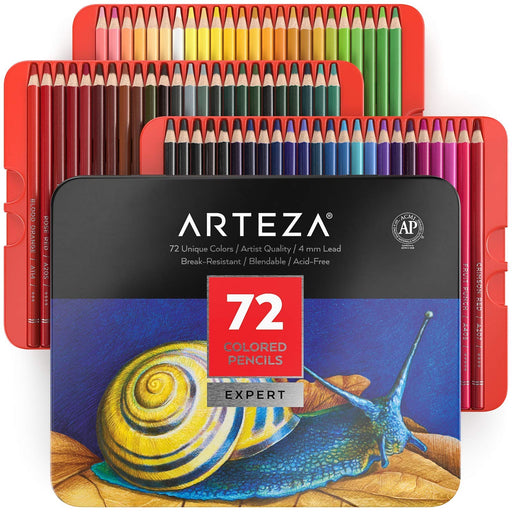 Arteza Drawing Set for Adults, Set of 33 Artist Sketching Tools