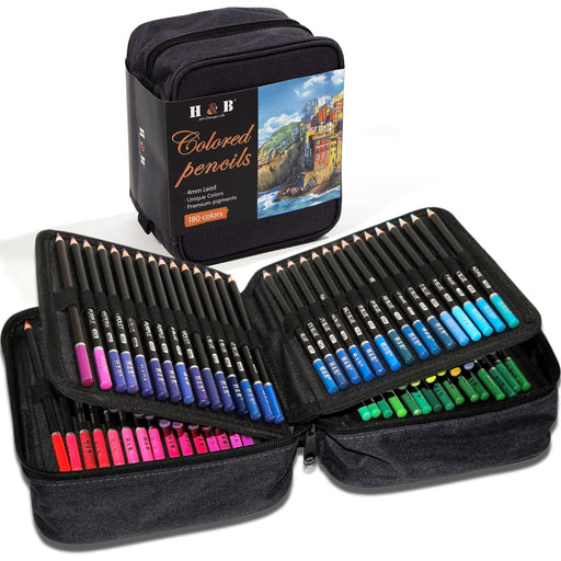 Soucolor 180-Color Artist Colored Pencils Set for Adult Coloring Books —  CHIMIYA