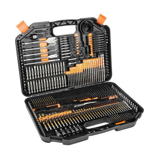 HORUSDY Impact Drill Bit Set, 112-Pieces 1/4 Hex Shank Impact