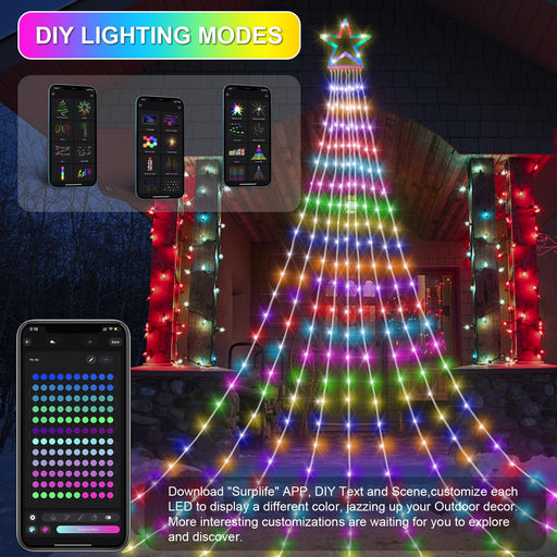 Avatar Controls 32.8Ft Smart Christmas Lights Works W/Alexa Google, Co —  CHIMIYA