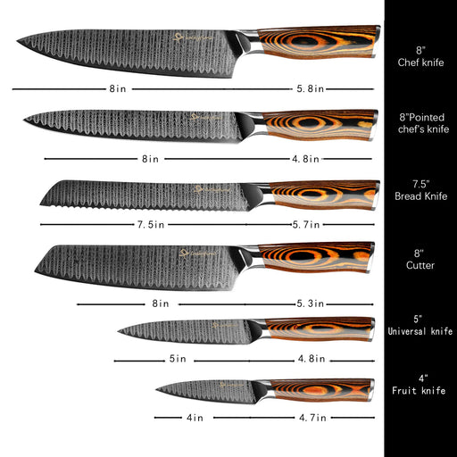  Miracle Blade World Class Quality 4'' Steak Knife Set