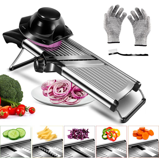 NACOLUS Adjustable Mandoline Slicer for Kitchen,Ultra Sharp V