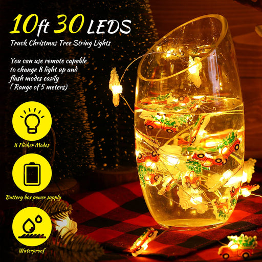 Impress Life Christmas Tree Farmhouse Truck String Lights Decoration, —  CHIMIYA