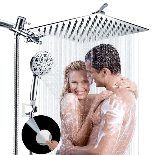 8'' High Pressure Rainfall Shower Head/Handheld Shower Combo with