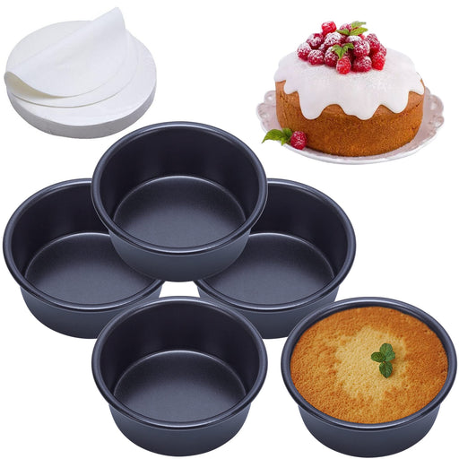 AWTBDP 4 Inch Round Cake Pan Set of 8, Nonstick Aluminum Baking Pans w —  CHIMIYA