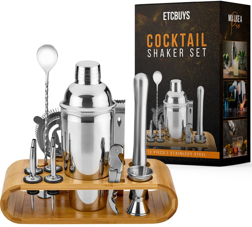 Touch of Mixology Bartenders Kit - Bar Set Cocktail Shaker Set - Cockt —  CHIMIYA