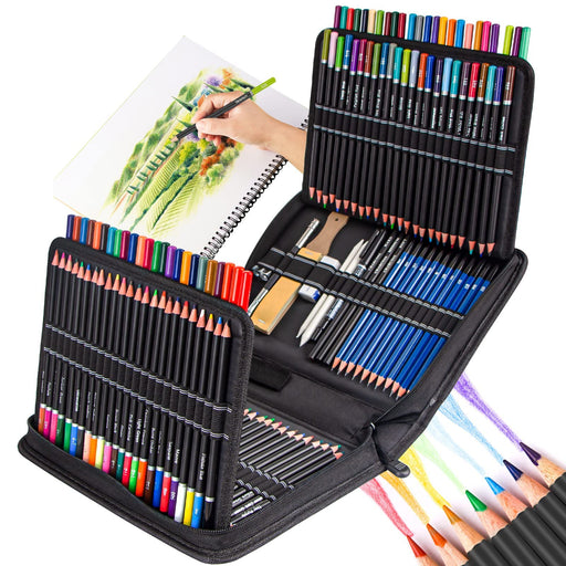  KJHG 144Pcs Sketching & Drawing Pencils Art Kit,Professional  Drawing Art Tool Kit CharcoalGraphiteWatercolorMetallicColored Drawing  Pencils Set for Artists,Beginners,Adults,Kids,Teens : Arts, Crafts & Sewing