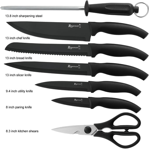 Bfonder Kitchen Knife Sets, 4pcs Chef Knife Sets Professional