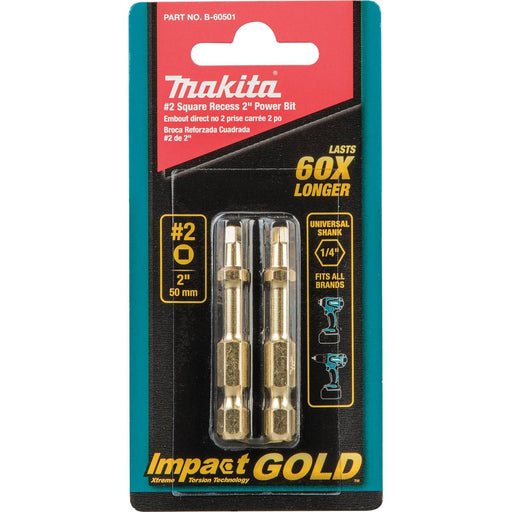 Makita B-60523 Impact Gold 2 Phillips 2″ Power Bit, 15/Pk — CHIMIYA