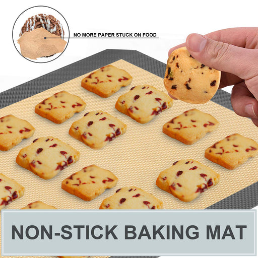 STATINT Non-Stick Silicone Baking Mat, Premium Food Safe - Pack of 2