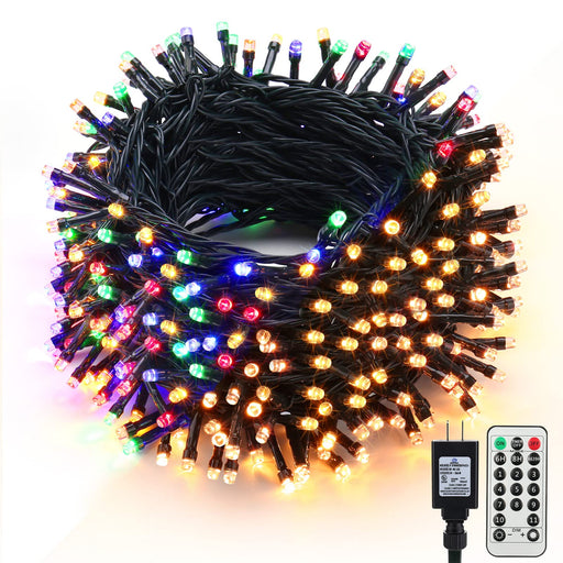 Dazzle Bright Color Changing Christmas Lights, 33ft 100 LED RGB String  Lights with Remote & Timer, U…See more Dazzle Bright Color Changing  Christmas