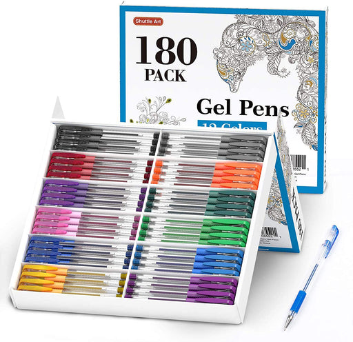 120 Pack Glitter Gel Pens Set, ZSCM 60 Colors Pens Include 48