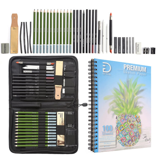 Drawing Pencils Art Supplies – 55pc Colored Pencils For Kids, Teens, A —  CHIMIYA