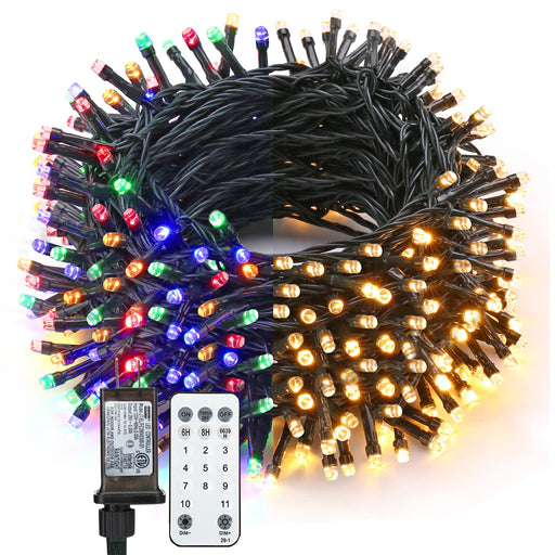 Brizled LED String Lights, 65.67ft 200 LED 9-Function Color