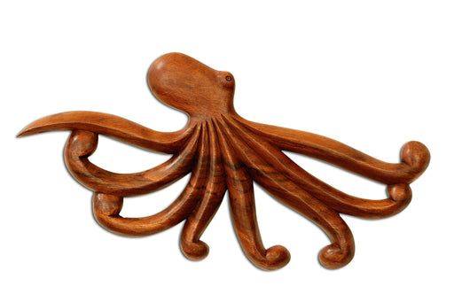 Large Octopus Decorative Wall Sculpture Bronze / Verdigris Finish Naut —  CHIMIYA