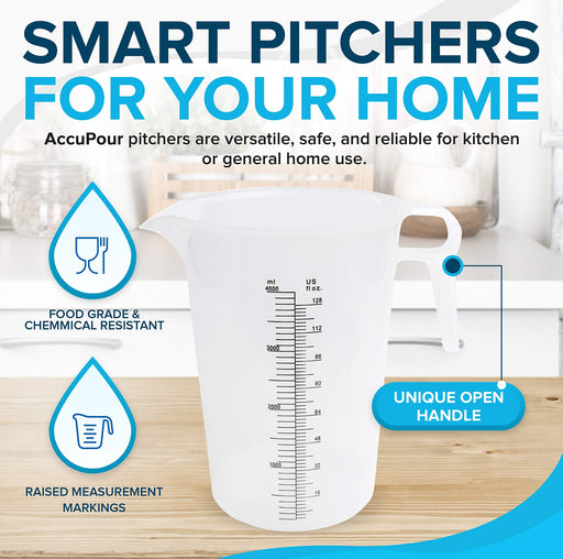 Pit Posse PP3240 Ratio Measuring Cup for Premix Oil & Engine Fluid Mixer  Mixing 2 Stroke Cup with Lid - Utility Jug 16:1 To 70:1 CC and Oz Measuring