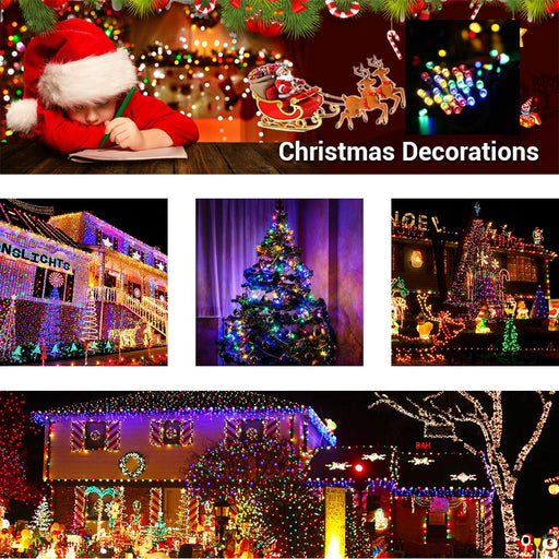 LACHARM 12 Pack Outdoor Christmas Decorations,8 Modes Solar Christmas