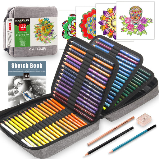 Drawing Pencils Art Supplies – 55pc Colored Pencils For Kids, Teens, A —  CHIMIYA