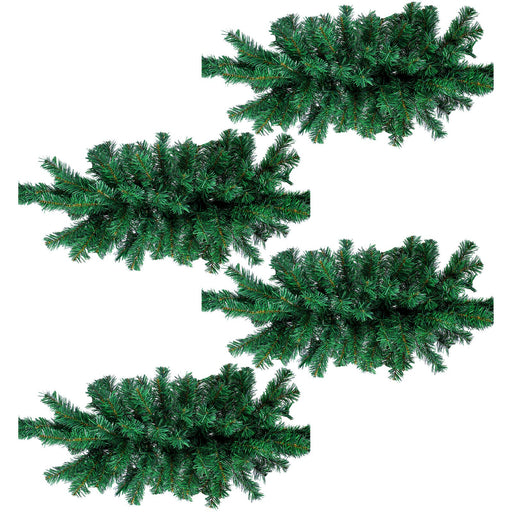 PENGYEE 20pcs Artificial Pine Branches Green Leaves Needle Garland