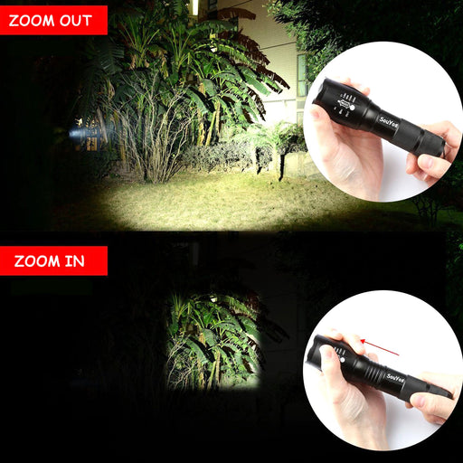 LETMY LED Tactical Flashlight S2000 [4 Pack] - High Lumens, Zoomable, 5  Modes, Waterproof Handheld LED Flashlight - Best Camping, Outdoor,  Emergency