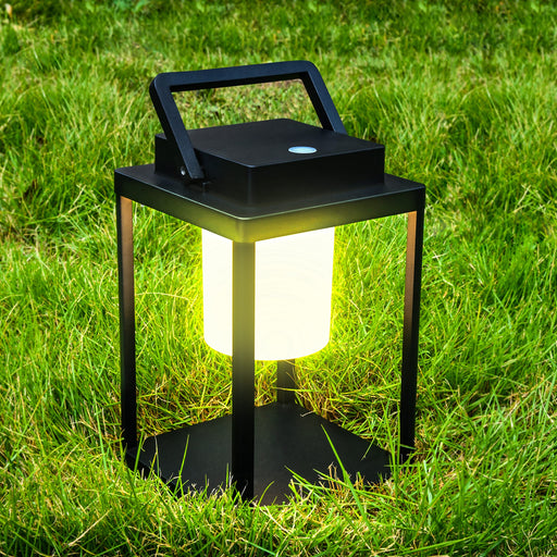 BASK KIN Portable Cordless Lantern Table Lamp