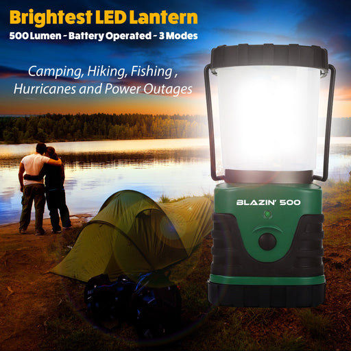 Blazin' Sun 1500 Lumen Rechargeable LED Lantern with Power Bank