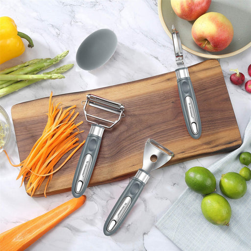 Olive's Kitchen Vegetable Peeler Set – Ergonomic Grip Peelers for