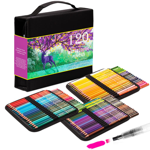 Wanshui 120 Watercolor Pencils - Premium Soft Core 120 Unique Colors N —  CHIMIYA