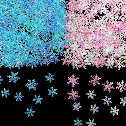 White Snowflake Confetti 50 pieces Christmas Festive Birthday