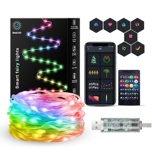 Avatar Controls 32.8Ft Smart Christmas Lights Works W/Alexa Google, Co —  CHIMIYA