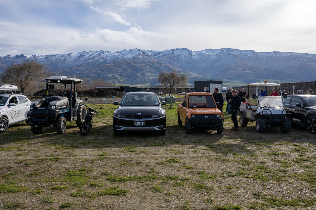 Range of electric vehicles at the demo day