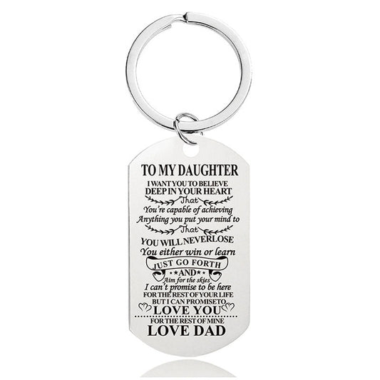 Just Do Your Best - Inspirational Keychain – Voowow