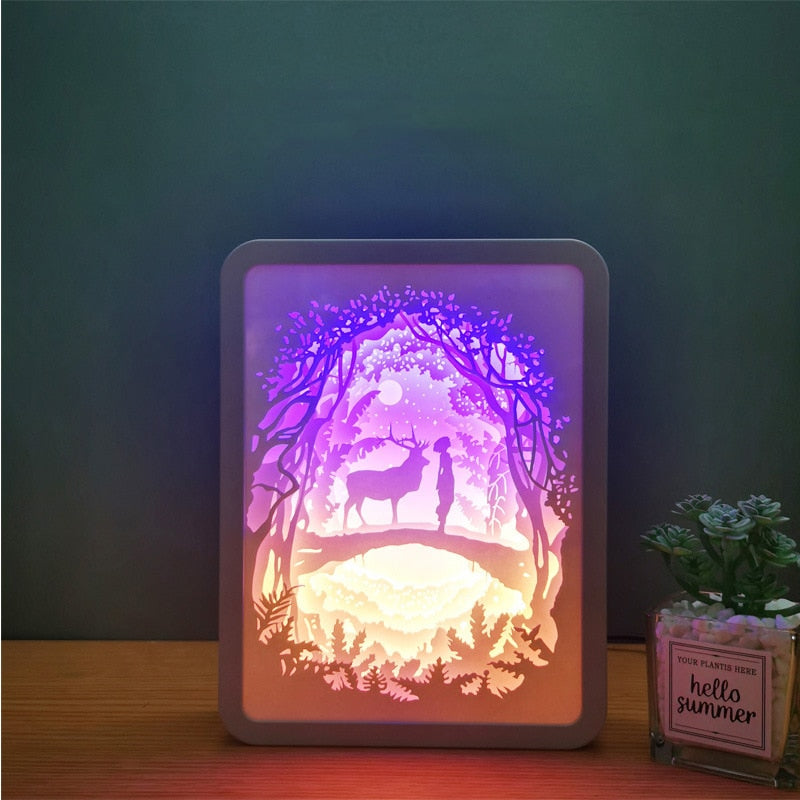 Romantic Craving Nights LED Art Lamp
