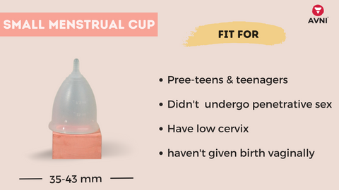 Small menstrual cup