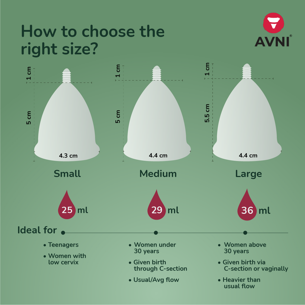 Avni Menstrual Cup + Cup Wash Combo (1 cup + 100 ml wash)