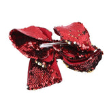 Girl Woman Hair Clips Double-sided Reversible Sequin Bow Hair Accessory