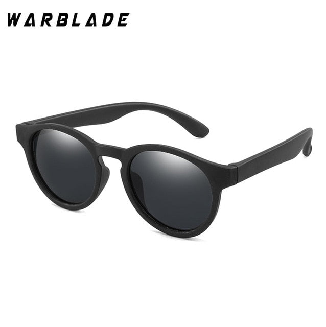 WarBLade Colorful Flexible Kids Sunglasses Polarized Boys Girls Round Sun  Glasse