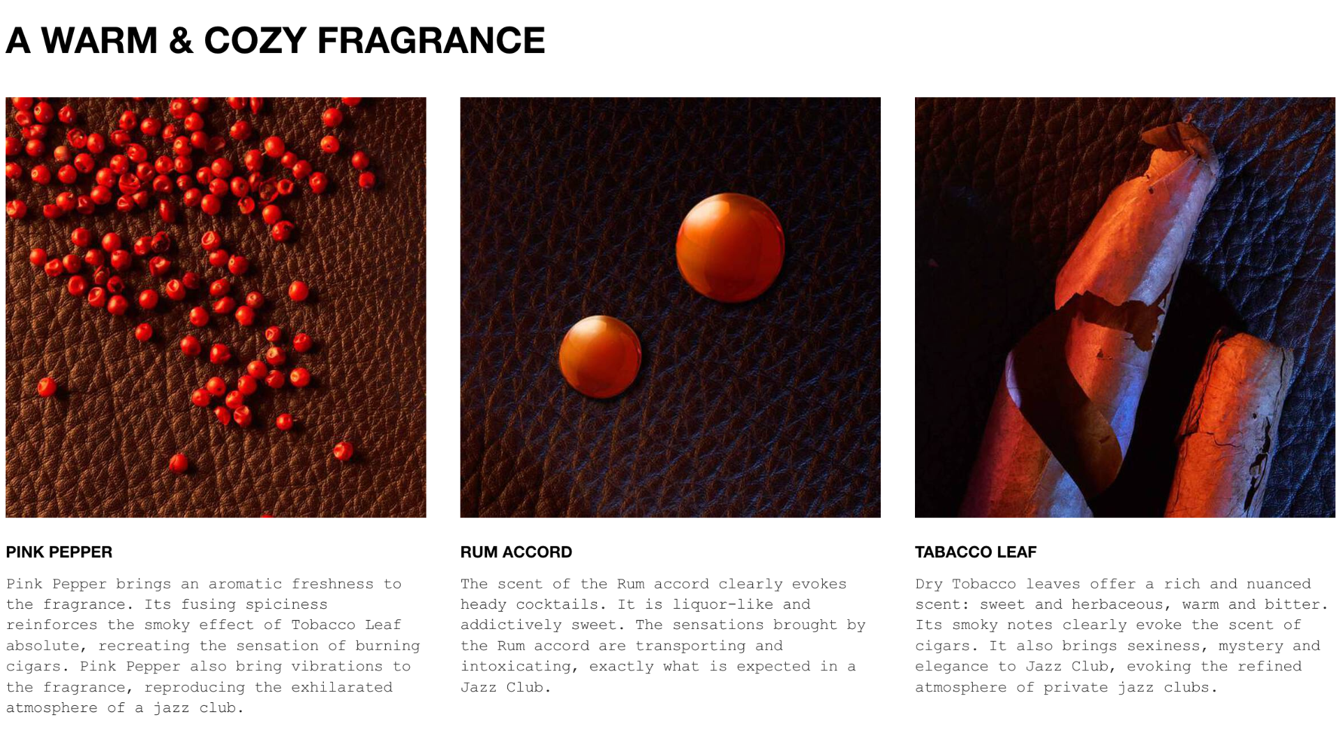 Maison Margiela Replica Jazz Club Fragrance Description.
