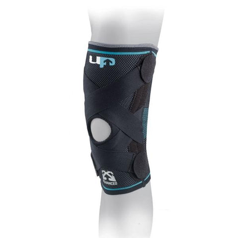 Advanced knee support with straps