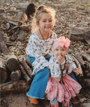 Girls White Outlaw Bell Sleeve Onesie or Shirt by Shea Baby