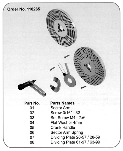 110260 - Discs for Dividers