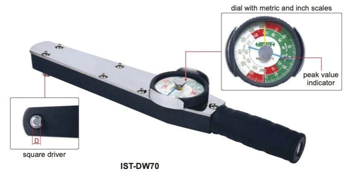 IST-DW3D5 - Ροπομετρο με ρολόι