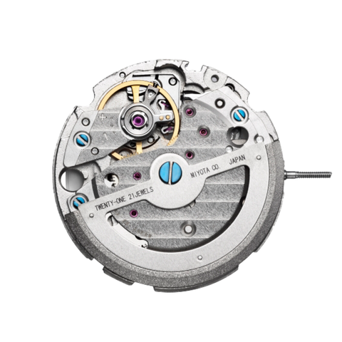 Miyota 8315 Automatic Movement 60 hours power reserve blue screws