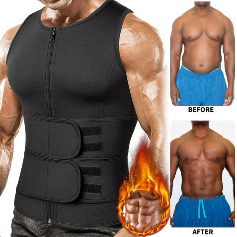 Posture Correction and Support Vest Sauna and Waist Trainer Vest