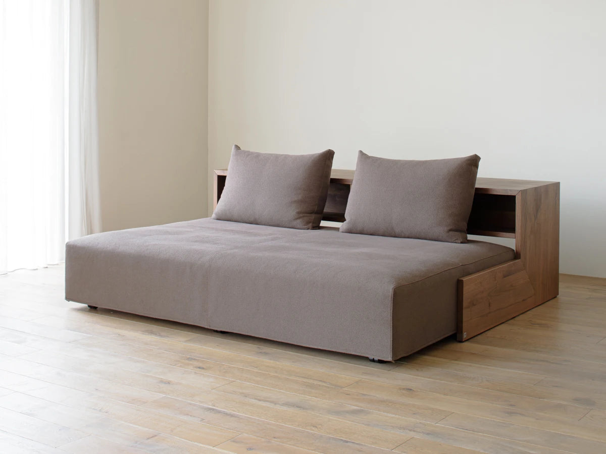 アウトレット SOLIDO Daybed 4set walnut リコ モカ | A0879 - A0881